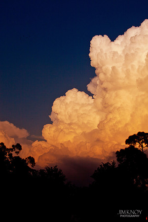 Storm Clouds at Sunset